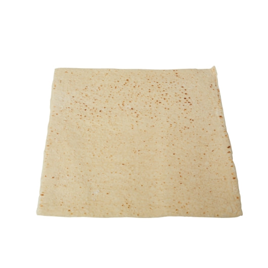 Flatbread Baked Plain 14" x 14" Baked Plain Flatbread, 40 x 12 oz Case - Breads, Rolls & Buns