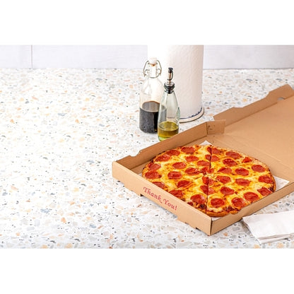 Della Suprema Par 14 Inch Par-Baked Traditional Pizza Crust, 16 x 14 oz Case - DOT product image 3