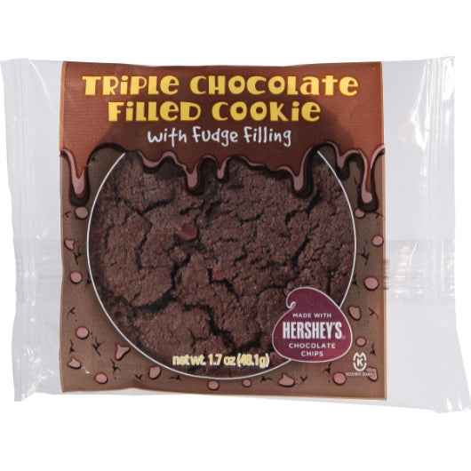 Richs Whole Grain 1.7 Ounce Whole Grain Triple Chocolate Filled Cookie, 120 x 0.106 lb Case - Bakery & Desserts