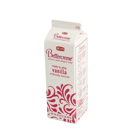 Rich Products Ready Bettercreme Vanilla Artificial Flavor Ready-To-Whip, 12 x 2 lb Case - DOT product image 2