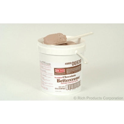 Rich Bettercreme Pre Bettercreme Icing Pre-Whipped Chocolate Artificial, 1 x 9 lb Case - DOT product image 5