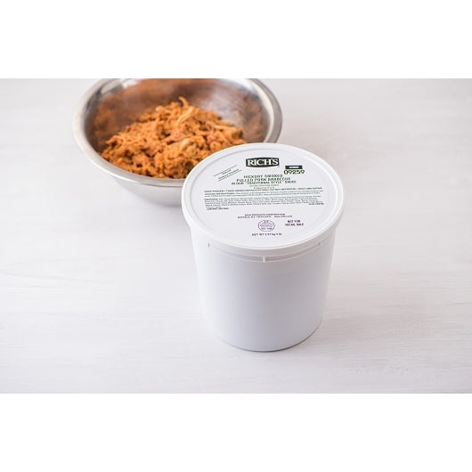 Smokehouse Traditional Style Barbecue Pulled Pork Tub, 4 x 5 lb Case - DOT product image 8