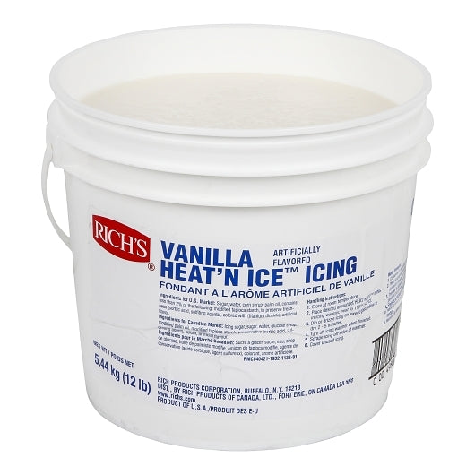 Richs Vanilla Heat 'N Ice Icing, 1 x 12 lb Case - DOT product image 8
