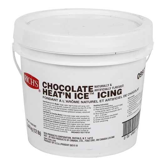Rich's Chocolate Heat 'N Ice Icing, 1 x 12 lb Case - DOT product image 7