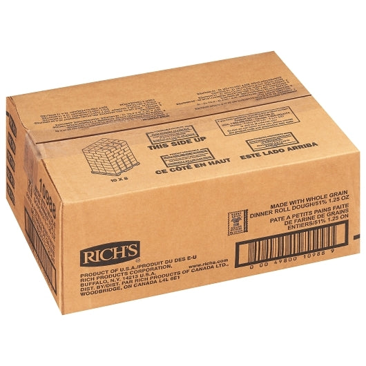 Rich's Whole Grain Dinner Roll, 288 x 1.25 oz Case - DOT product image 8