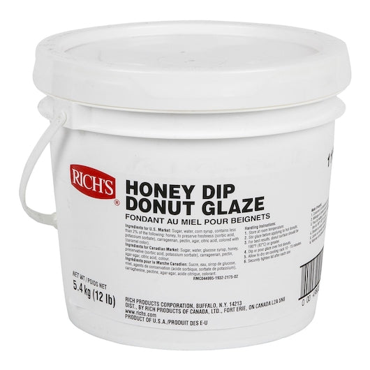 Rich Honey Dip Donut Glaze Honey Dip, 1 x 12 lb Case - DOT product image 8