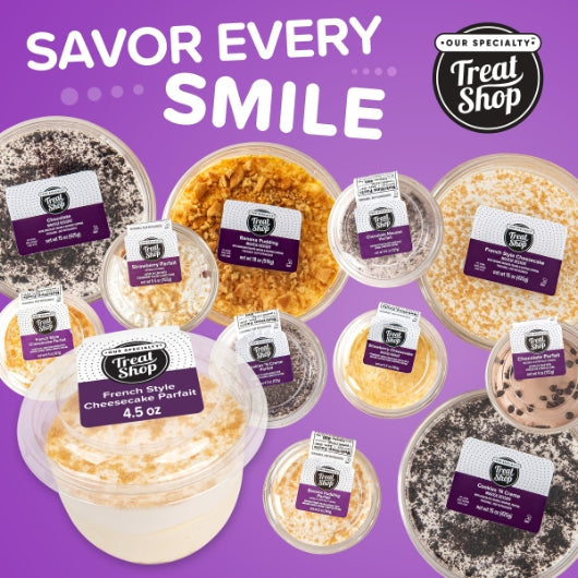 Our Specialty French Style Cheesecake Parfait, 8 x 0.281 lb Case - Bakery & Desserts