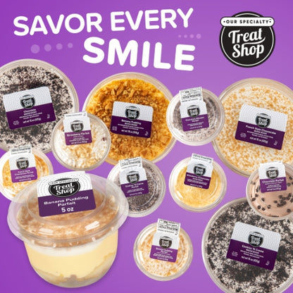 Our Specialty Banana Pudding Parfait, 8 x 0.313 lb Case - Frozen Fruit