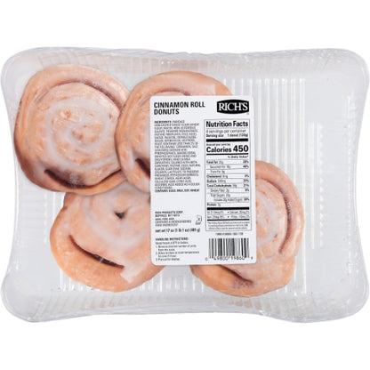 Rich's Glazed Pershings Donut, 8 x 0.875 lb Case - Bakery & Desserts