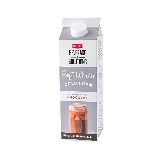 Rich's Soft Whip Chocolate Pourable Topping, 12 x 1.188 lb Case - Candy & Confections