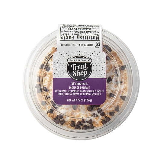 Our Specialty S''mores Mousse Parfait With Graham Crumb, 8 x 0.281 lb Case - Crackers & Grahams