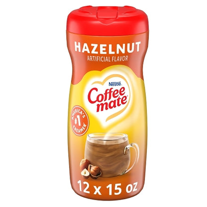 Nestle Coffee-mate Coffee Hazelnut Powder Creamer, 12 x 14.991 oz Case - Coffee & Tea
