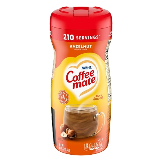 Nestle Coffee-mate Coffee Hazelnut Powder Creamer, 12 x 14.991 oz Case - DOT product image 2