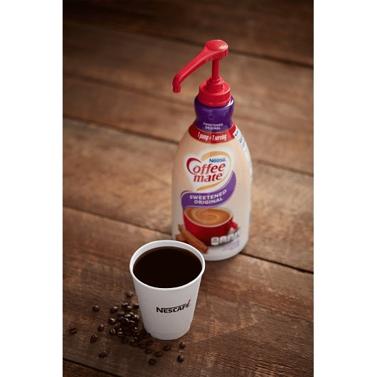 Nestle Coffee-mate Coffee Sweetened Original Pump Concentrate Liquid Creamer, 2 x 1.58 QT Case - DOT product image 4