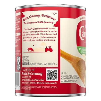 Carnation Nestle Evaporated Fat Free Milk, 24 x 12 fl oz Case - DOT product image 3