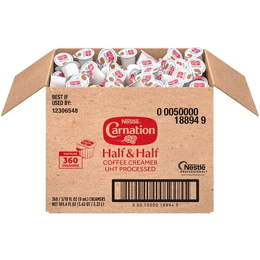 Carnation Nestle Single Serve Half & Half Creamers, 360 x 0.304 fl oz Case - DOT product image 4