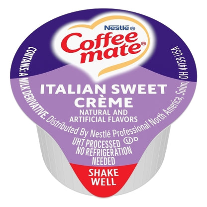 NESTLE COFFEE-MATE Coffee Italian Sweet Creme Flavor Liquid Creamer Singles, 4 x 18.7 fl oz Case - DOT product image 6