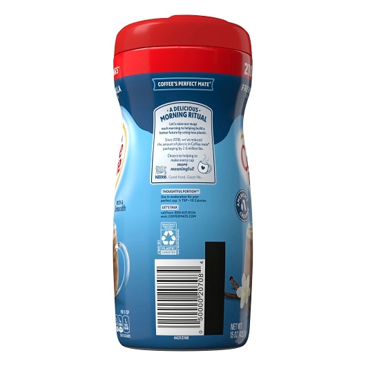 Coffee-mate Coffee Creamer French Vanilla Powder Creamer, 6 x 15 oz Case - DOT product image 2
