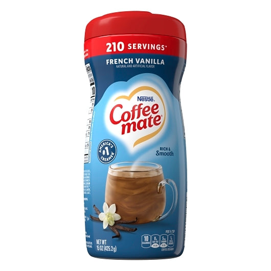 Coffee-mate Coffee Creamer French Vanilla Powder Creamer, 6 x 15 oz Case - DOT product image 5