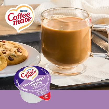 Coffee Mate Italian Sweet Creme Single Serve Liquid Creamer, 180 x 180 x 0.375 fl oz Case - DOT product image 4