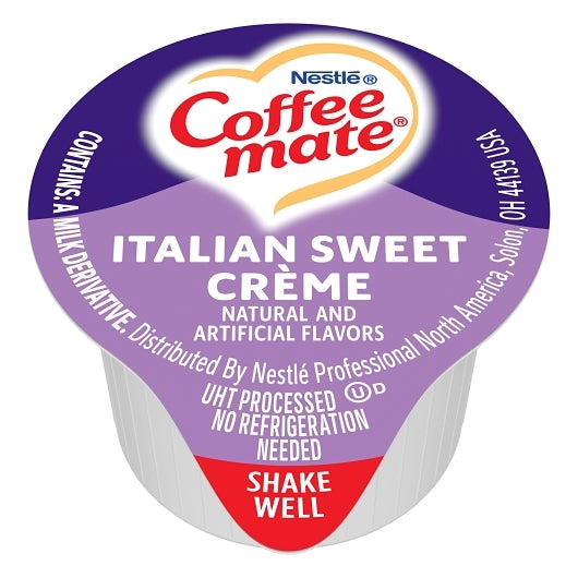 Coffee Mate Italian Sweet Creme Single Serve Liquid Creamer, 180 x 180 x 0.375 fl oz Case - DOT product image 2