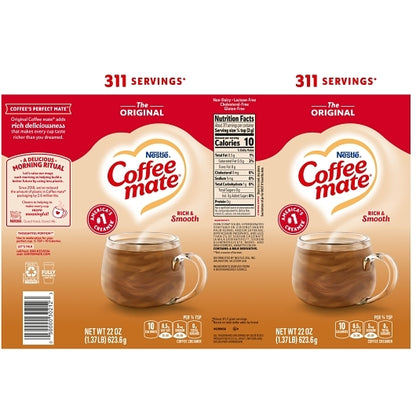 Nestle Coffeemate Coffee The Original Powder Creamer, 12 x 1.375 lb Case - DOT product image 8