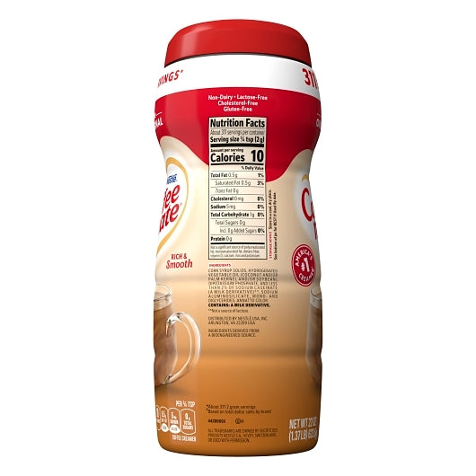 Nestle Coffeemate Coffee The Original Powder Creamer, 12 x 1.375 lb Case - DOT product image 3