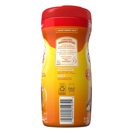 Coffee-mate Coffee Creamer Hazelnut Powder Creamer, 6 x 15 oz Case - DOT product image 2