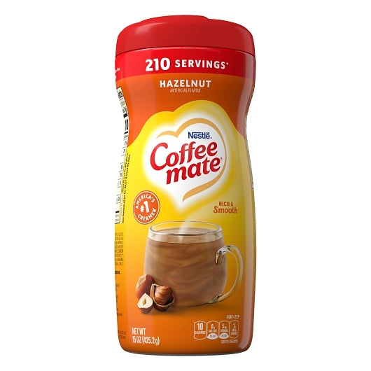Coffee-mate Coffee Creamer Hazelnut Powder Creamer, 6 x 15 oz Case - DOT product image 5