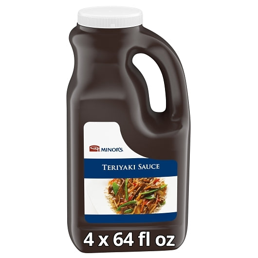 Minor's Ready to Use Teriyaki Sauce, 4 x 0.5 GA Case - Condiments & Sauces