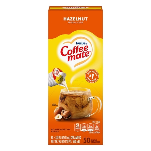 Single-Serving Creamer Hazelnut Single Serve Liquid Creamer, 4 x 18.7 fl oz Case - DOT product image 2