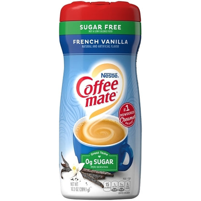 Coffee-Mate Coffee Creamer Sugar Free French Vanilla Powder Creamer, 6 x 10.2 oz Case - DOT product image 7