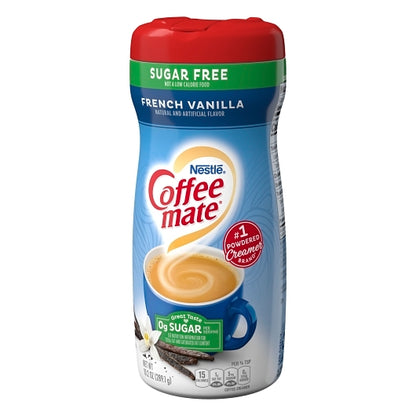 Coffee-Mate Coffee Creamer Sugar Free French Vanilla Powder Creamer, 6 x 10.2 oz Case - DOT product image 4