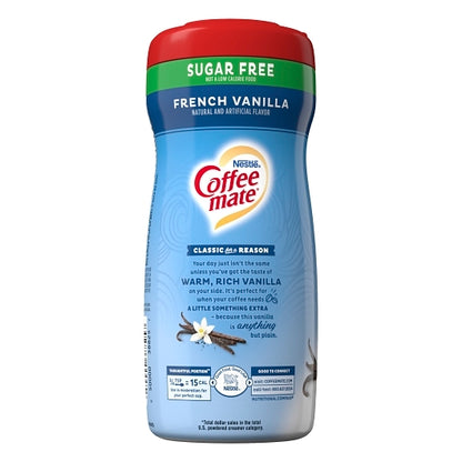 Coffee-Mate Coffee Creamer Sugar Free French Vanilla Powder Creamer, 6 x 10.2 oz Case - DOT product image 3
