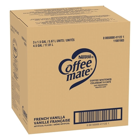Nestle Coffee-mate Coffee French Vanilla Liquid Creamer, 3 x 3 x 1.5 GA Case - DOT product image 5