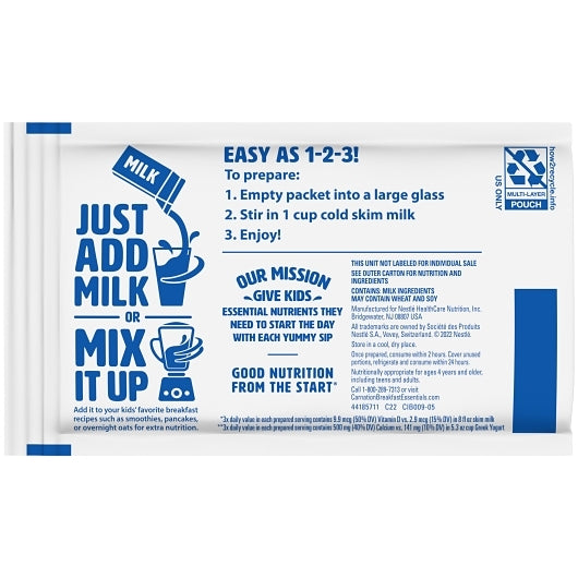 Carnation Nestle Strawberry Breakfast Essentials Drink Mix, 6 x 12.6 oz Case - DOT product image 6