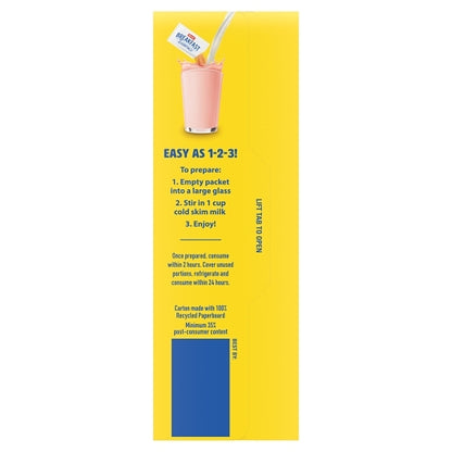 Carnation Nestle Strawberry Breakfast Essentials Drink Mix, 6 x 12.6 oz Case - DOT product image 4