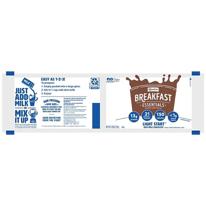 Carnation Instant Breakfast, No Sugar Added, Chocolate Flavor (Pack Of 8) - DOT product image 4