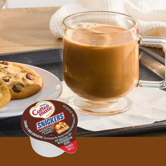 Coffee Mate Snickers Single Serve Liquid Creamer, 4 x 18.7 fl oz Case - DOT product image 4