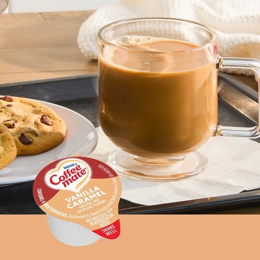 Coffee Mate Vanilla Caramel Single Serve Liquid Creamer, 4 x 18.7 fl oz Case - DOT product image 4