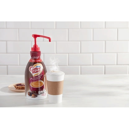 Nestle Coffee Salted Caramel Chocolate Pump Concentrate Liquid Creamer, 2 x 1.58 QT Case - DOT product image 4