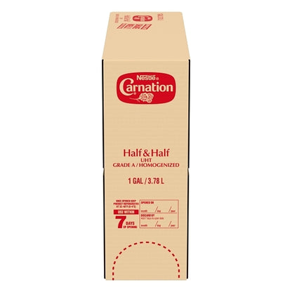 Carnation Half And Half Creamer, 3 x 1 GA Case - Cheese & Dairy