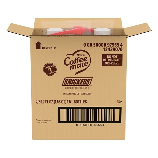 Coffee Mate LIQUID SNICKERS, 2 x 1.58 QT Case - DOT product image 5