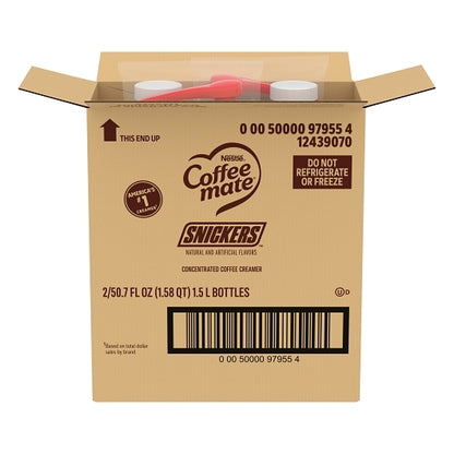 Coffee Mate LIQUID SNICKERS, 2 x 1.58 QT Case - DOT product image 5