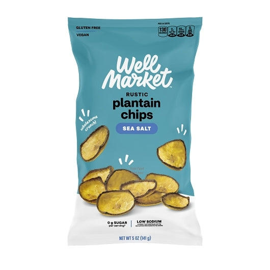 Well Market Sea Salt Plantain Scoops, 6 x 5 oz Case - Kitchen Equipment