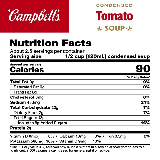 Campbell's Red & White Tomato Soup, 48 x 10.75 oz Case - DOT product image 3