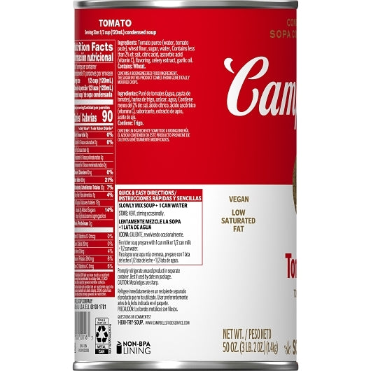 Campbell's Classic Tomato Soup, 12 x 50 oz Case - DOT product image 5