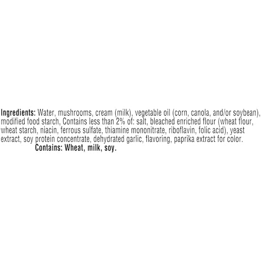 Campbell's Classic Cream Of Mushroom Soup, 24 x 7.25 oz Case - DOT product image 7