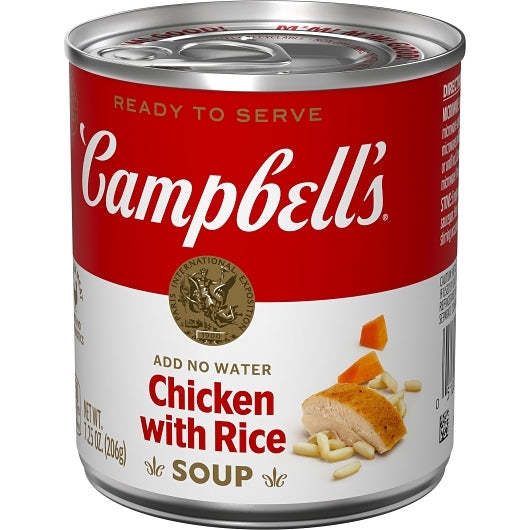 Campbells Ready To Classic Chicken And Rice Shelf Stable Soup, 24 x 7.25 oz Case - DOT product image 2