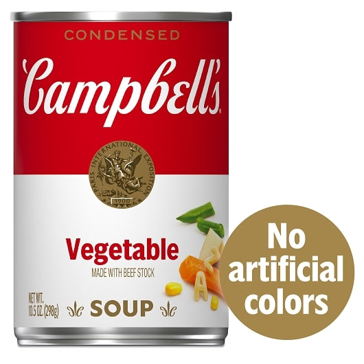 Campbell's Condensed Soup Red & White Vegetable, 12 x 10.5 oz Case - Prepared Foods